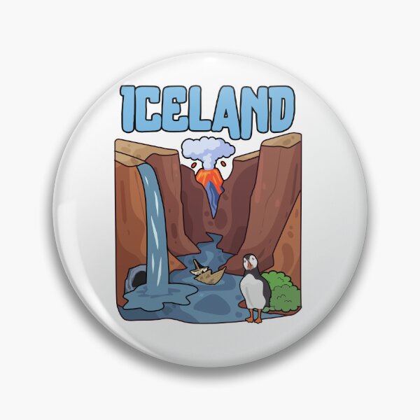 Item preview, Iceland - Iceland Stamp - Funny gifts for Iceland enthusiasts designed and sold by iX-Physio.