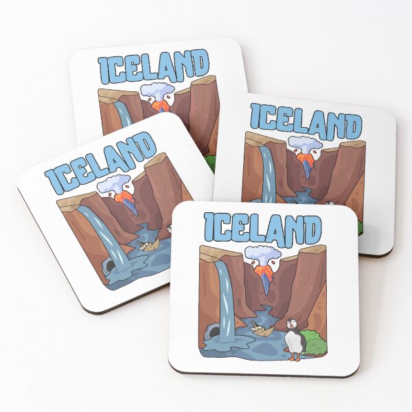 Item preview, Iceland - Iceland Stamp - Funny gifts for Iceland enthusiasts designed and sold by iX-Physio.
