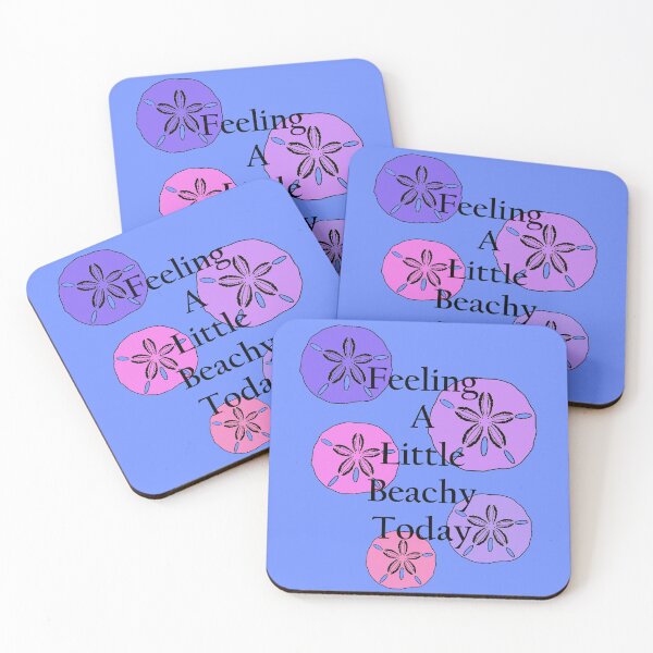Item preview, Pink Purple Sand Dollars designed and sold by Leapingdoe.