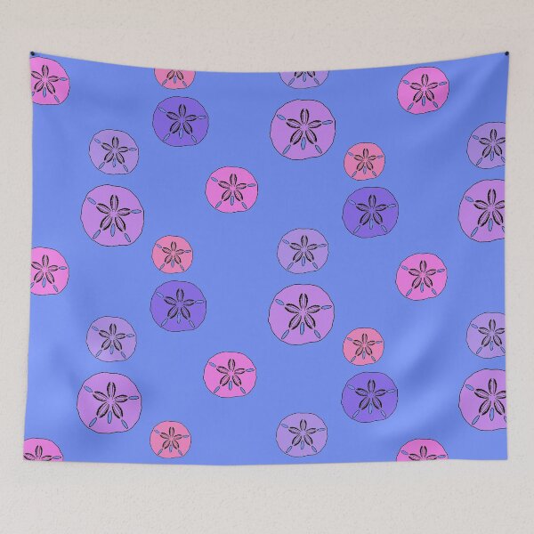 Item preview, Pink Purple Sand Dollars designed and sold by Leapingdoe.