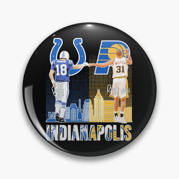 Item preview, Official Indianapolis Colts Indiana Pacers Peyton Manning Vs Reggie Miller Signatures designed and sold by axmelia.