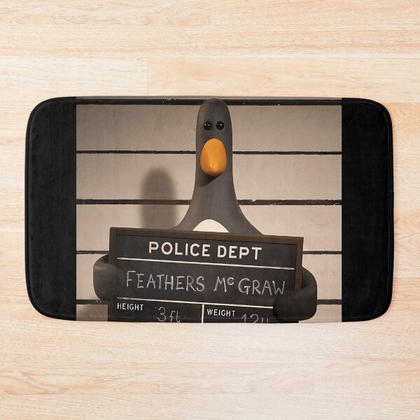 Item preview, Wallace Gromit Police Pept Feathers Mograw designed and sold by Adrian Ion.