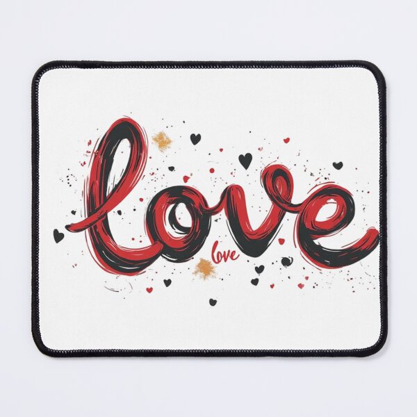 Item preview, love typography art romantic aesthetic design designed and sold by insiya-art.