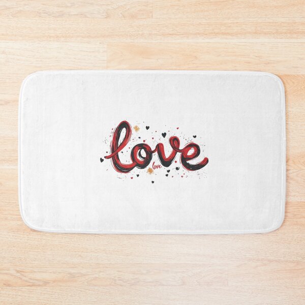 Item preview, love typography art romantic aesthetic design designed and sold by insiya-art.