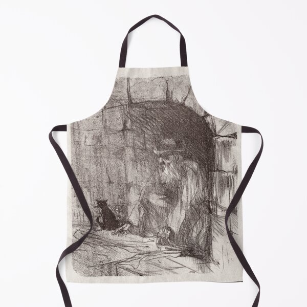 Item preview, Au Pied Du Sinai Une Arriere Boutique a Cracovie by Henri de Toulouse-Lautrec | Mysterious Cat Poster Art designed and sold by artofuniverse.