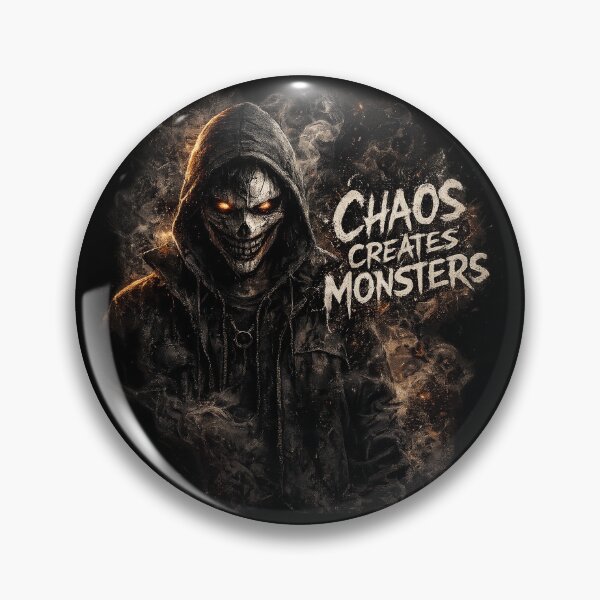 Item preview, Chaos Creates Monsters – Dark Masked Warrior Design designed and sold by MarketWolf.