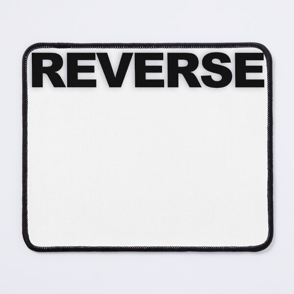 Item preview, REVERSE — Black Minimal Bold Type Statement designed and sold by WORDPAUSE.