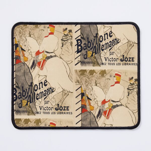 Item preview, Babylone d’Allemagne by Henri de Toulouse-Lautrec | Art Nouveau Equestrian Poster Print designed and sold by artofuniverse.