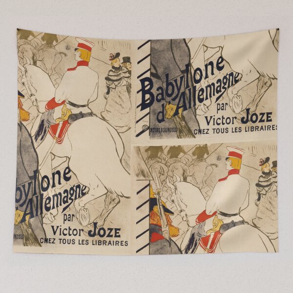 Item preview, Babylone d’Allemagne by Henri de Toulouse-Lautrec | Art Nouveau Equestrian Poster Print designed and sold by artofuniverse.