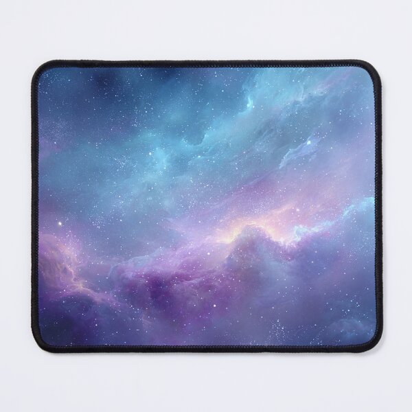Item preview, Purple Blue Galaxy Nebula Cosmic Space Aesthetic Wallpaper designed and sold by Faithlines.
