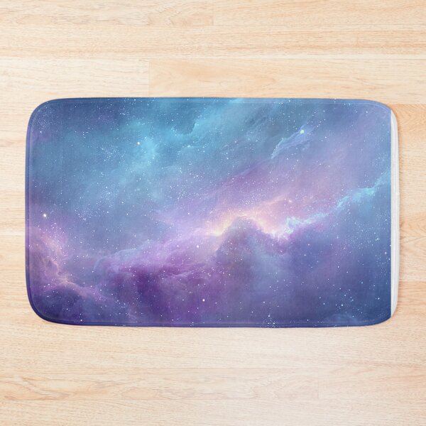 Item preview, Purple Blue Galaxy Nebula Cosmic Space Aesthetic Wallpaper designed and sold by Faithlines.