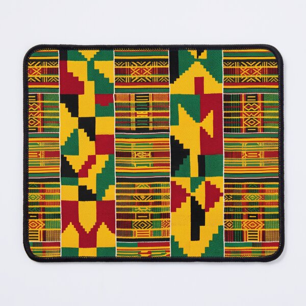 Item preview, Vibrant Traditional Ghanaian Kente Cloth Seamless Pattern designed and sold by warayut.