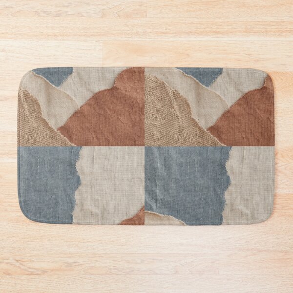 Item preview, Layered Textile Collage Fabric Composition designed and sold by frumixart.