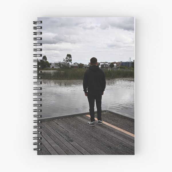 Item preview, Man Overlooking Ironbark Lake designed and sold by getmybookstore.