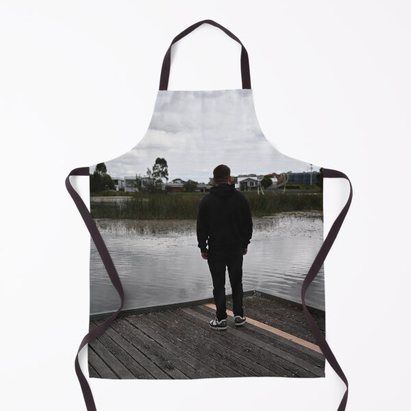 Item preview, Man Overlooking Ironbark Lake designed and sold by getmybookstore.