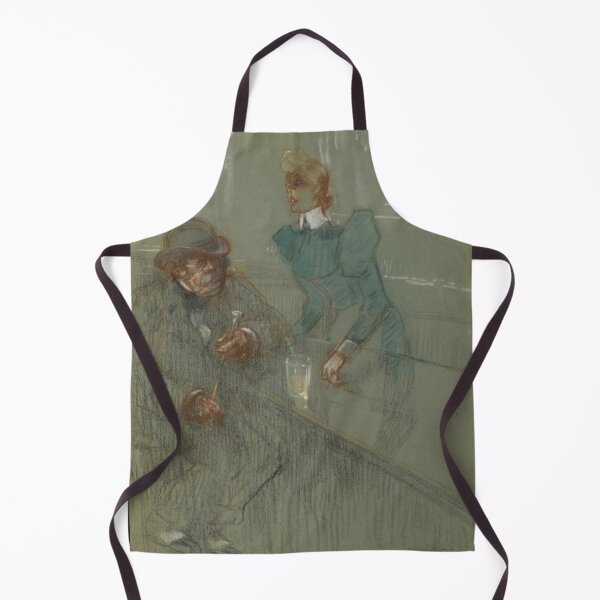 Item preview, Bar Maid by Henri de Toulouse-Lautrec | Vintage Paris Café Fine Art Poster designed and sold by artofuniverse.