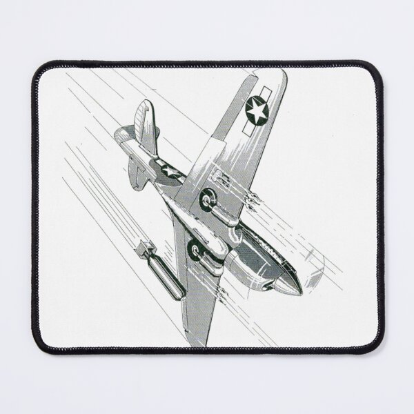 Item preview, P40 Warhawk Sketch Diving world war II flying designed and sold by PilotandPlane.