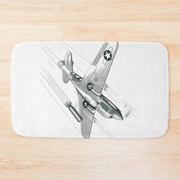 Item preview, P40 Warhawk Sketch Diving world war II flying designed and sold by PilotandPlane.