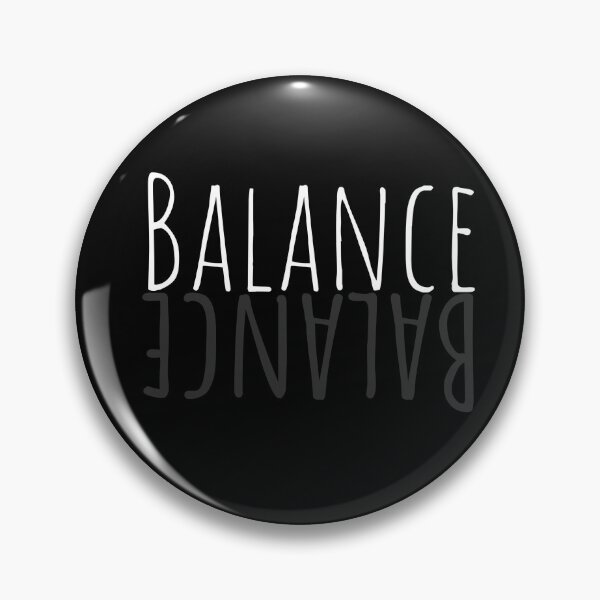 Item preview, Balance Reflection Minimalist Aesthetic Typography Design designed and sold by Lynn Creates.