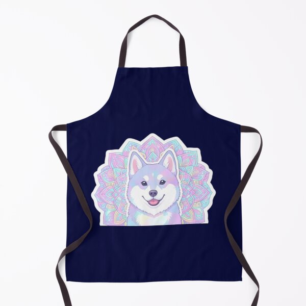 Item preview, Kawaii Holographic Aesthetic Dog Sticker designed and sold by Chromatic Artistry.