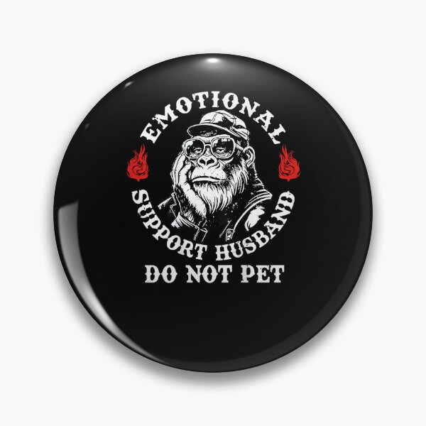 Item preview, Emotional Support Husband Do Not Pet Funny Husband Relationship designed and sold by SanTiOmal.