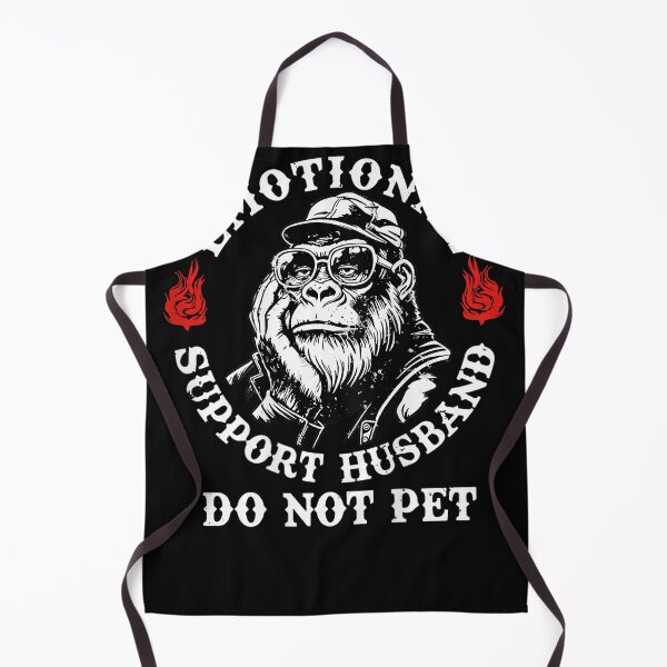Item preview, Emotional Support Husband Do Not Pet Funny Husband Relationship designed and sold by SanTiOmal.