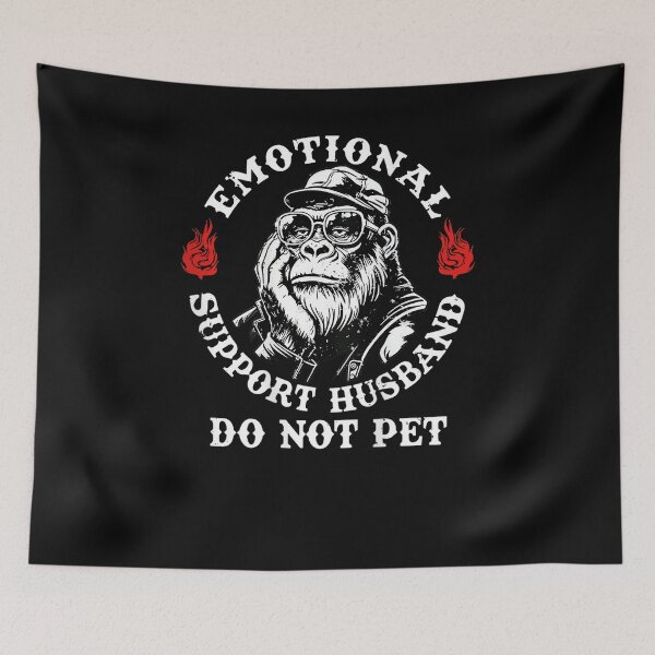 Item preview, Emotional Support Husband Do Not Pet Funny Husband Relationship designed and sold by SanTiOmal.