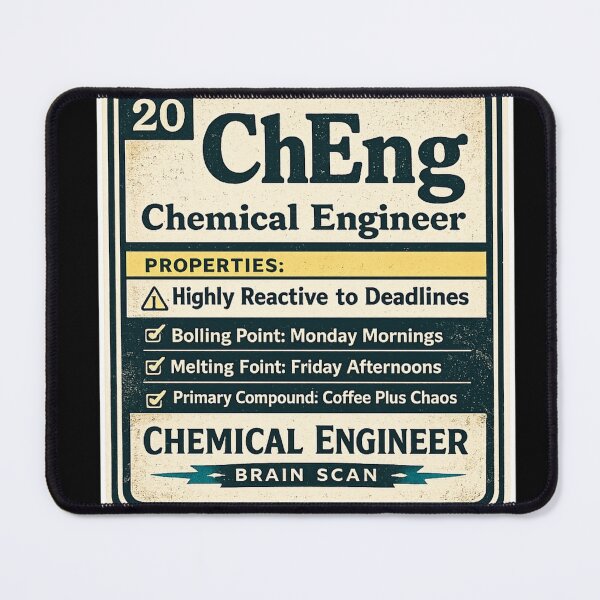 Item preview, Chemical Engineer Element ChEng – Funny Periodic Table Style Humor Art | Chemistry Engineering Gift designed and sold by irfanshikh.