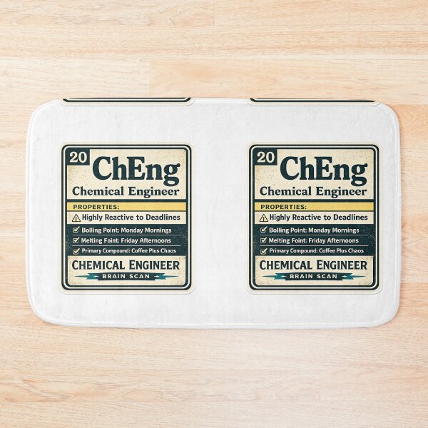 Item preview, Chemical Engineer Element ChEng – Funny Periodic Table Style Humor Art | Chemistry Engineering Gift designed and sold by irfanshikh.