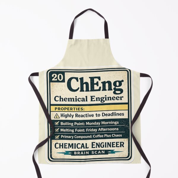 Item preview, Chemical Engineer Element ChEng – Funny Periodic Table Style Humor Art | Chemistry Engineering Gift designed and sold by irfanshikh.