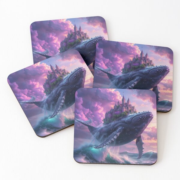Item preview, Castle Whale – Fantasy Ocean Dream designed and sold by Dogandesighn.