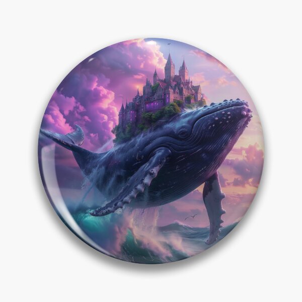 Item preview, Castle Whale – Fantasy Ocean Dream designed and sold by Dogandesighn.