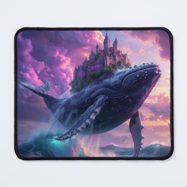 Item preview, Castle Whale – Fantasy Ocean Dream designed and sold by Dogandesighn.