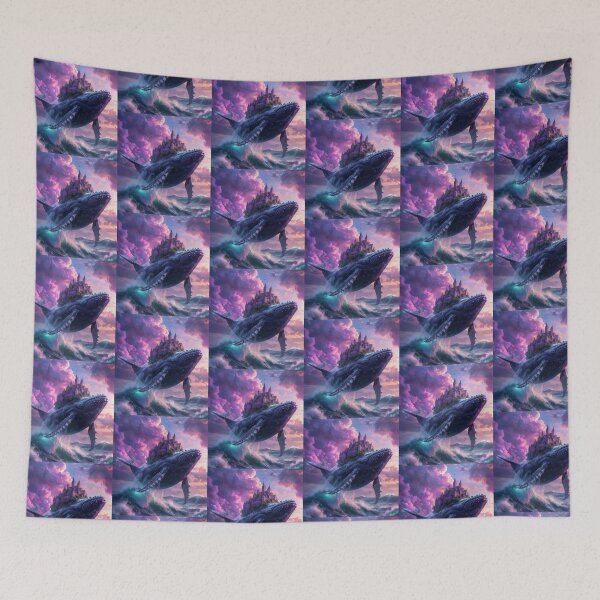 Item preview, Castle Whale – Fantasy Ocean Dream designed and sold by Dogandesighn.