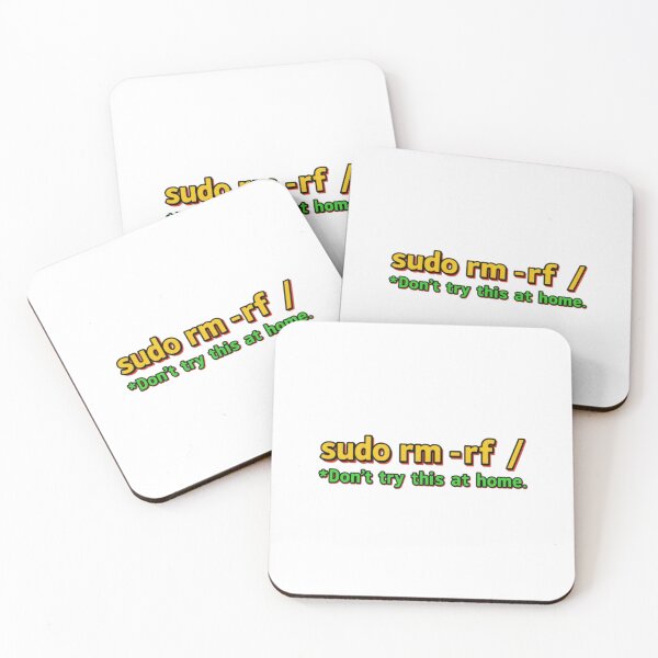 Item preview, Linux Sysadmin Humor — Sudo rm -rf / Retro Typography Design for Programmers designed and sold by Colorful-Garden.