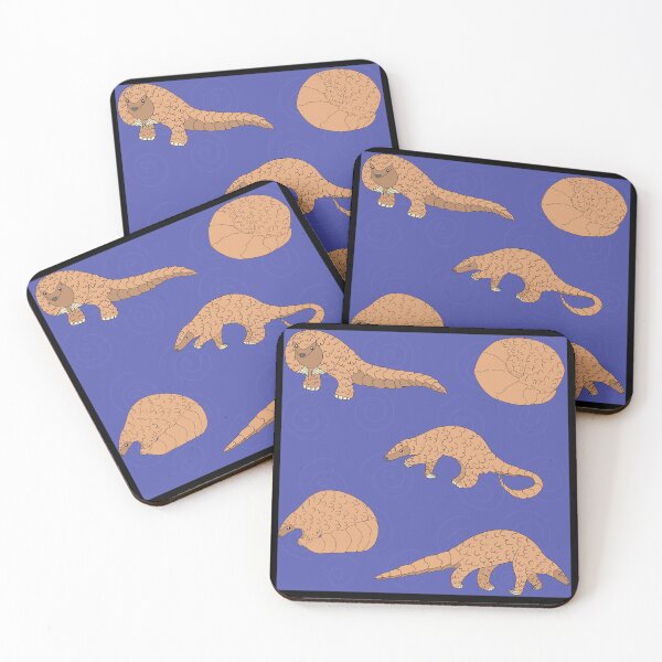 Item preview, pangolins designed and sold by Leapingdoe.