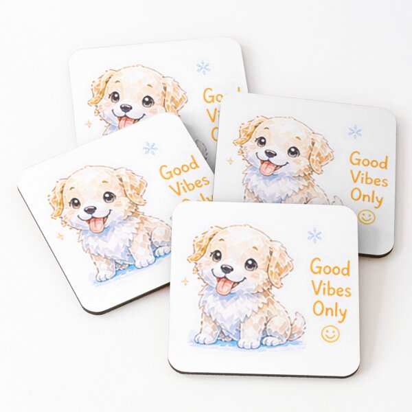 Item preview, Good Vibes Only! Cute Puppy l: Cute Animal Collection designed and sold by SharpnShine by Mellow.