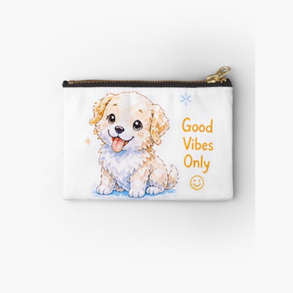 Item preview, Good Vibes Only! Cute Puppy l: Cute Animal Collection designed and sold by SharpnShine by Mellow.