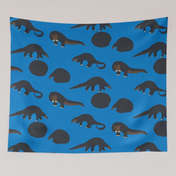 Item preview, Black bellied pangolins designed and sold by Leapingdoe.