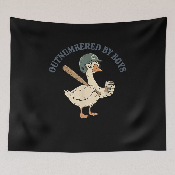 Item preview, Outnumbered By Boys Boy Mom Mother Of Sons Baseball Funny Mom Life designed and sold by SanTiOmal.