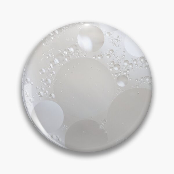 Item preview, Silver and white watercolor bubbles, water drops pale modern art designed and sold by TanalyFlowers.