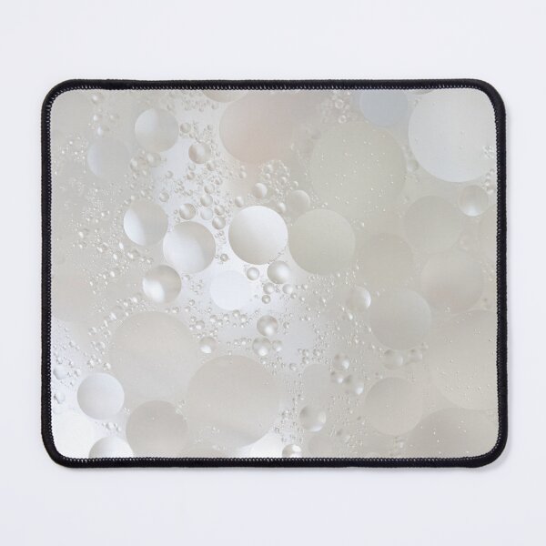 Item preview, Silver and white watercolor bubbles, water drops pale modern art designed and sold by TanalyFlowers.