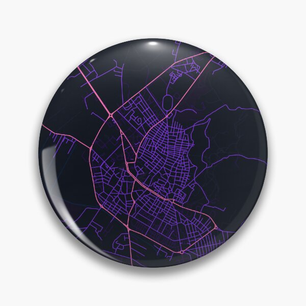 Item preview, Neon Style Map of Korce, Albania designed and sold by Enea Kelo.
