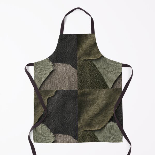 Item preview, Olive Linen Textile Collage Composition designed and sold by frumixart.