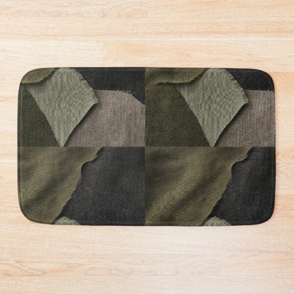 Item preview, Olive Linen Textile Collage Composition designed and sold by frumixart.