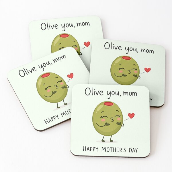 Item preview, Olive you, mom designed and sold by merchxwear.