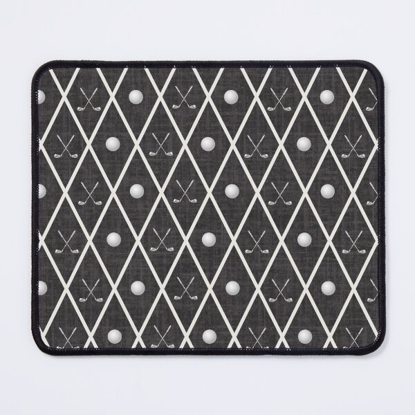 Item preview, Golf Balls & Clubs in Argyle on Black designed and sold by KSimpson838.