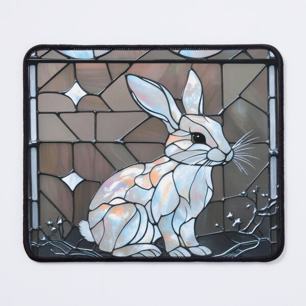 Item preview, Stained Glass Moon Hare Serenity designed and sold by BriSher.