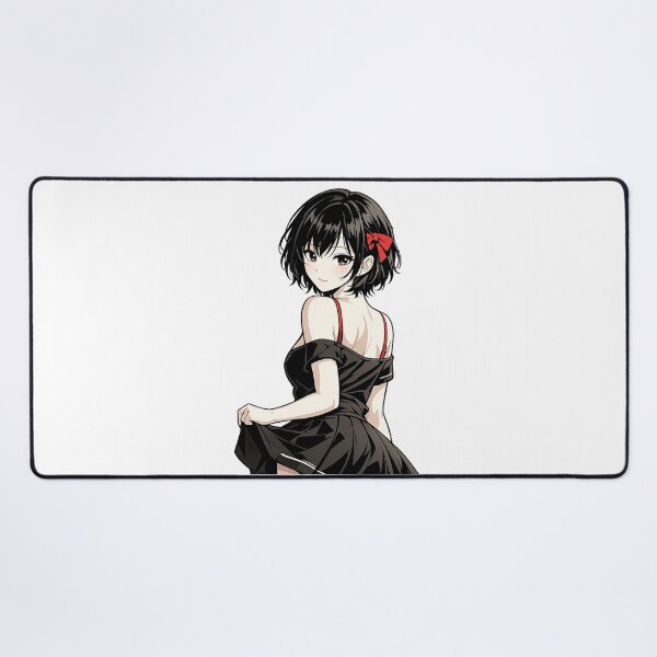 Item preview, Cute Anime Girl Back View – Minimalist Japanese Aesthetic designed and sold by YamiSociety.