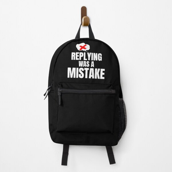 Item preview, REPLYING WAS A MISTAKE – Savage Dry Humour Sticker designed and sold by MakeItStudio.